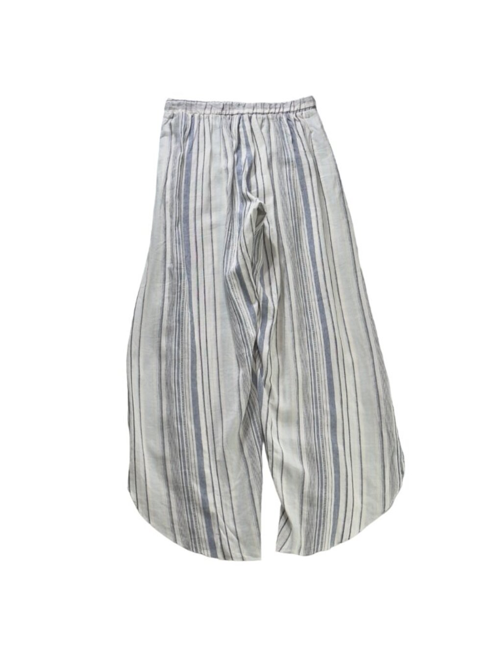 DREW Women's Grey Striped Linen Blend Culottes Size XS - Picture 5 of 12